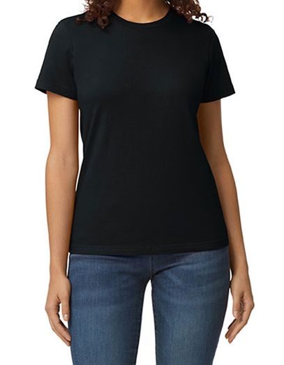 Softstyle® Midweight Women´s T-Shirt - Pitch Black