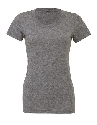 Triblend Crew Neck T-Shirt Woman - Grey Triblend (Heather)