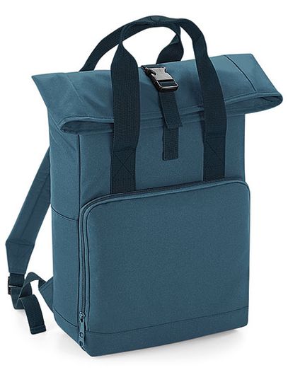 Twin Handle Roll-Top Backpack - Airforce Blue