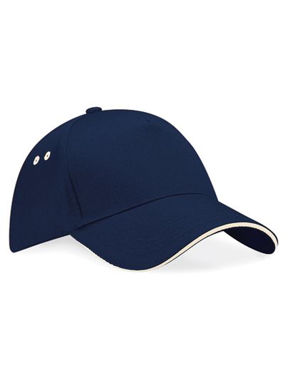 Ultimate 5 Panel Cap  -  Sandwich Peak - French Navy