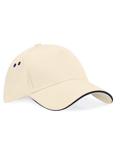 Ultimate 5 Panel Cap  -  Sandwich Peak - Putty