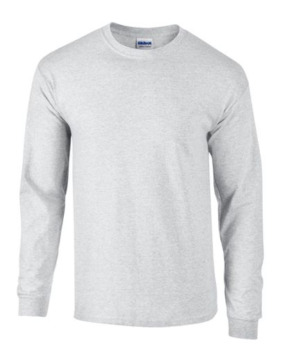 Ultra Cotton™ Long Sleeve T-Shirt - Ash Grey (Heather)