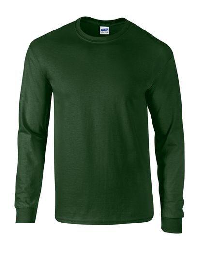 Ultra Cotton™ Long Sleeve T-Shirt - Forest Green