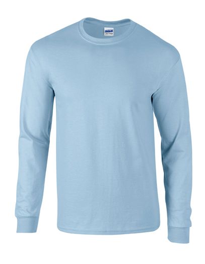 Ultra Cotton™ Long Sleeve T-Shirt - Light Blue