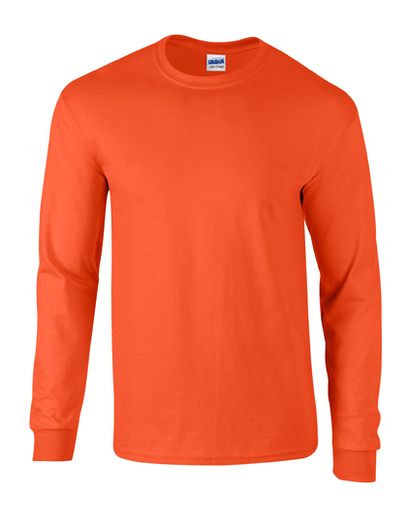 Ultra Cotton™ Long Sleeve T-Shirt - Orange