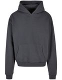 Ultra Heavy Cotton Box Hoody - Dark Grey