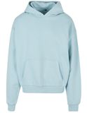 Ultra Heavy Cotton Box Hoody - Ocean Blue