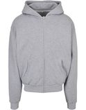 Ultra Heavy Zip Hoody - Heather Grey