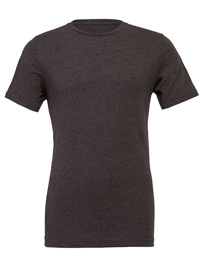 Unisex Heather CVC Short Sleeve Tee - Dark Grey Heather