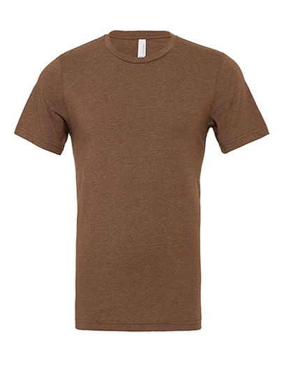 Unisex Heather CVC Short Sleeve Tee - Heather Brown