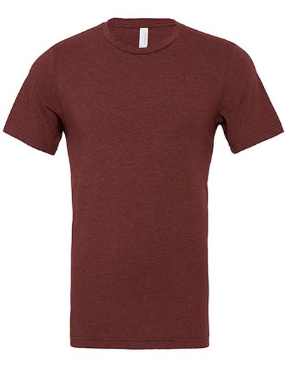 Unisex Heather CVC Short Sleeve Tee - Heather Cardinal