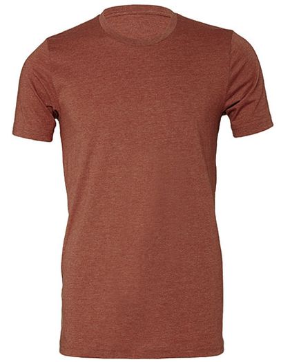 Unisex Heather CVC Short Sleeve Tee - Heather Clay