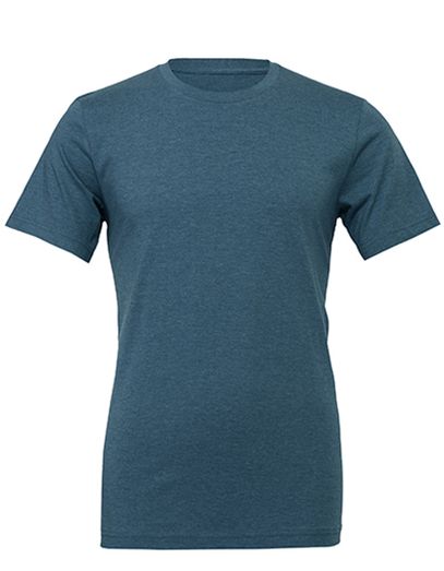 Unisex Heather CVC Short Sleeve Tee - Heather Deep Teal