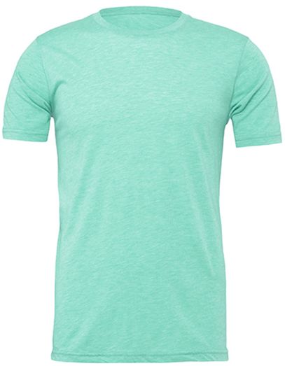 Unisex Heather CVC Short Sleeve Tee - Heather Mint