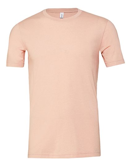 Unisex Heather CVC Short Sleeve Tee - Heather Peach