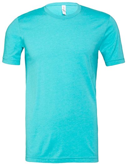 Unisex Heather CVC Short Sleeve Tee - Heather Sea Green