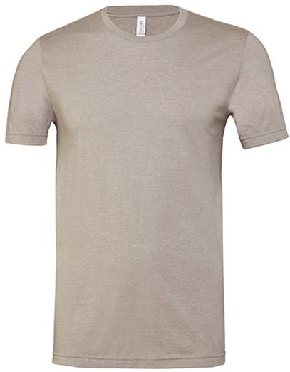 Unisex Heather CVC Short Sleeve Tee - Heather Stone