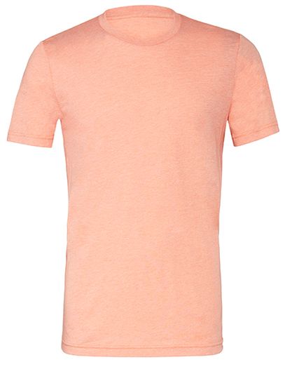 Unisex Heather CVC Short Sleeve Tee - Heather Sunset