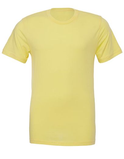 Unisex Heather CVC Short Sleeve Tee - Heather Yellow Gold