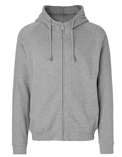 Unisex Hoodie With Hidden Zip - Sport Grey