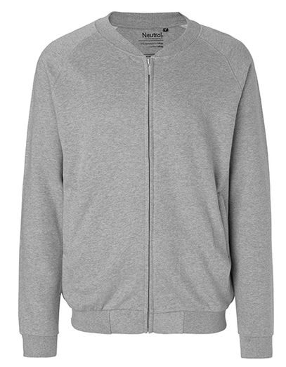 Unisex Jacket With Zip - Sport Grey