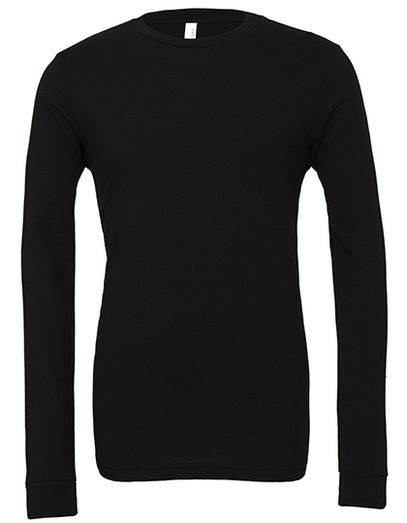 Unisex Jersey Long Sleeve Tee - Black