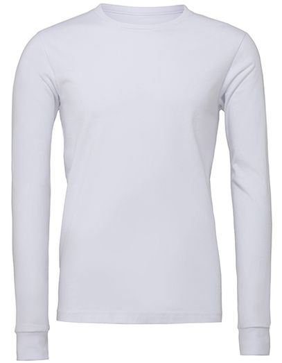 Unisex Jersey Long Sleeve Tee - White