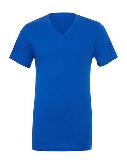 Unisex Jersey Short Sleeve V-Neck Tee - True Royal