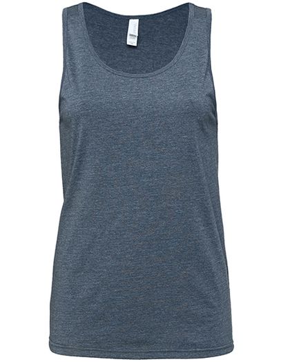 Unisex Jersey Tank Top - Heather Navy