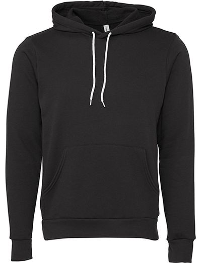 Unisex Poly-Cotton Fleece Pullover Hoodie - DTG Dark Grey