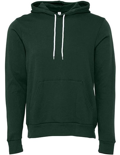 Unisex Poly-Cotton Fleece Pullover Hoodie - Forest