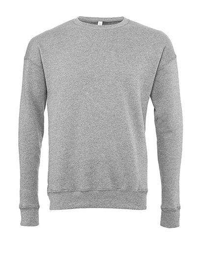 Unisex Sponge Fleece Drop Shoulder Sweatshirt - Athletic Heather