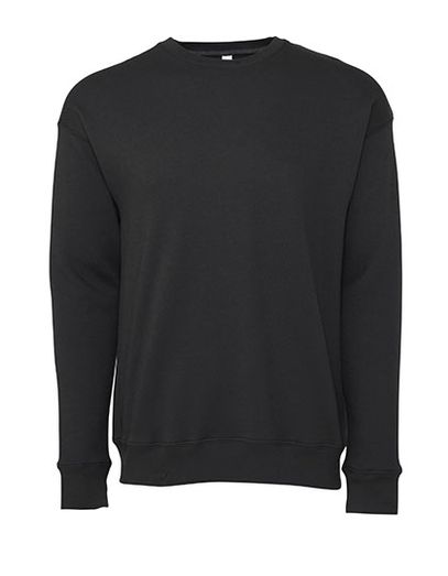 Unisex Sponge Fleece Drop Shoulder Sweatshirt - DTG Dark Grey