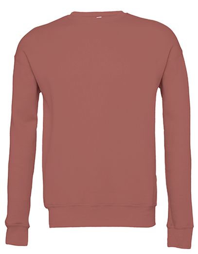 Unisex Sponge Fleece Drop Shoulder Sweatshirt - Mauve (Solid)