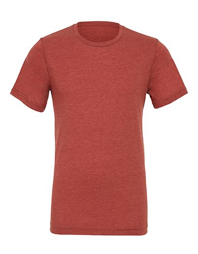 Unisex Triblend Crew Neck T-Shirt - Clay Triblend (Heather)