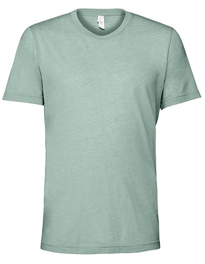 Unisex Triblend Crew Neck T-Shirt - Dusty Blue Triblend