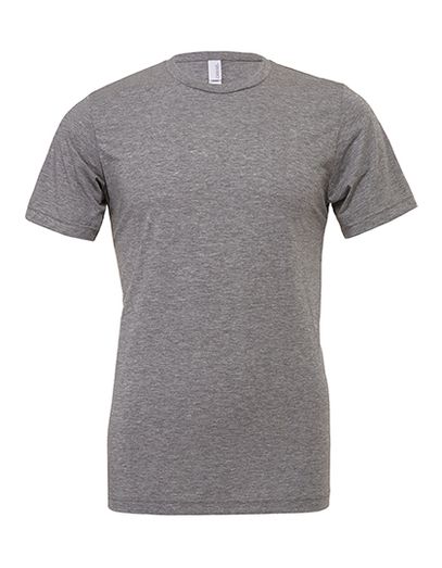 Unisex Triblend Crew Neck T-Shirt - Grey Triblend (Heather)