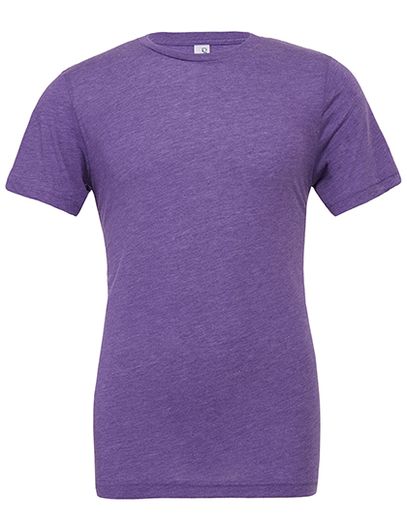 Unisex Triblend Crew Neck T-Shirt - Purple Triblend (Heather)