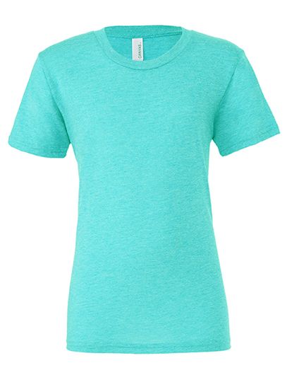 Unisex Triblend Crew Neck T-Shirt - Sea Green Triblend (Heather)