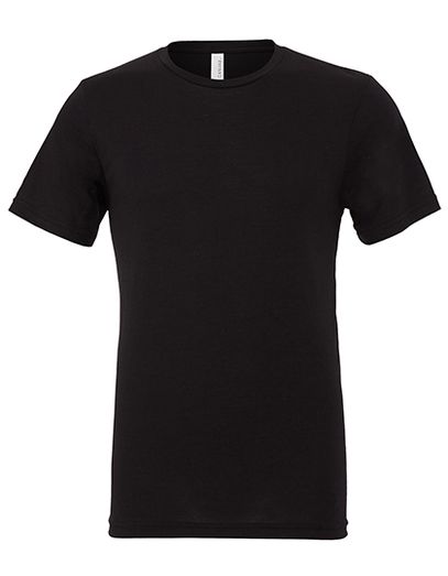 Unisex Triblend Crew Neck T-Shirt - Solid Black Triblend