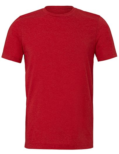 Unisex Triblend Crew Neck T-Shirt - Solid Red Triblend