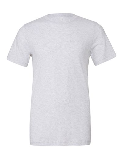 Unisex Triblend Crew Neck T-Shirt - White Fleck Triblend (Heather)