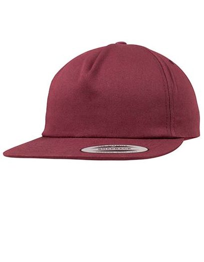 Unstructured 5 - Panel Snapback - Maroon