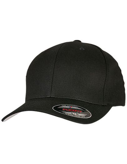 V - FLEXFIT® Cotton Twill Cap - Black