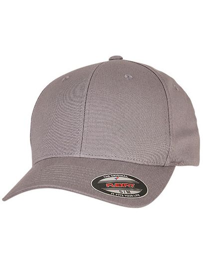 V - FLEXFIT® Cotton Twill Cap - Grey