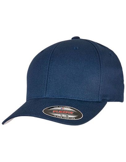 V - FLEXFIT® Cotton Twill Cap - Navy