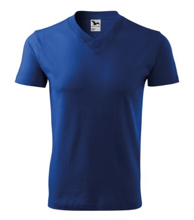 V-neck - Tričko unisex - kráľovská modrá