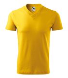 V-neck - Tričko unisex - žltá