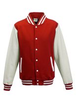 Varsity Jacket - Fire Red