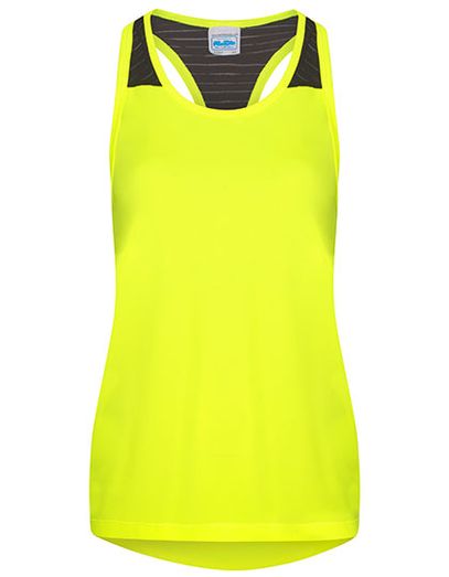 Women´s Cool Smooth Workout Vest - Electric Yellow